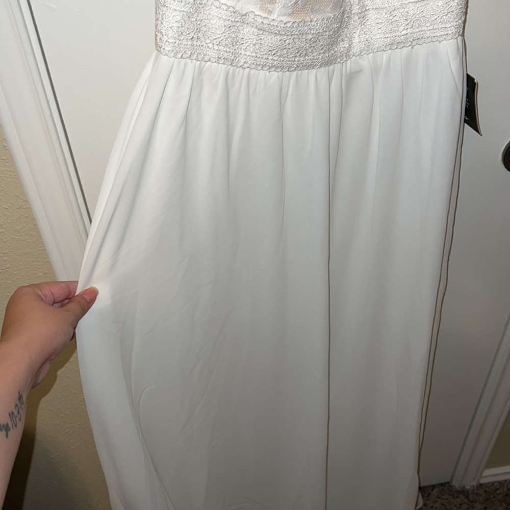 Lulu’s Forever and Always White Lace Maxi Dress - Picture 15 of 17